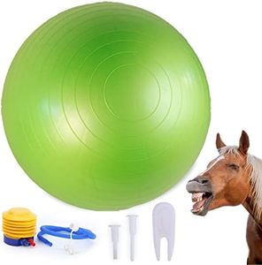 SWYIVY 40 Inch Horse Ball Toy Mega Herding Ball Giant Horse Soccer, Pump Included