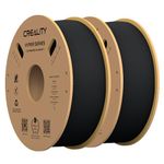 Creality Official 3D Printer Filament, Hyper PLA High Speed Filament, 1.75mm 3D Printing Filament for High-Speed Printing, Dimensional Accuracy +/-0.02mm, 2kg (1kg/Spool*2) - Black + Black