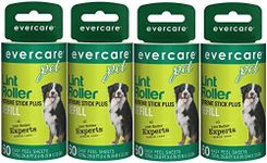 Evercare Extra Sticky Pet Lint Roller Refill 60 sheets - Pack of 4