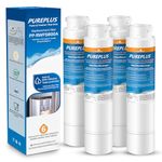 PUREPLUS Refrigerator Water Filter, Compatible with Frigidaire EPTWFU01, EWF02, Pure Source Ultra II, 4Pack