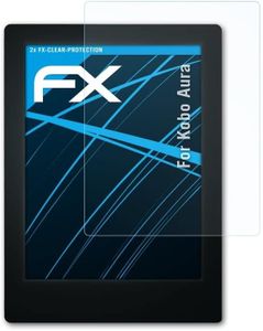 atFoliX Film Protection d'écran Compatible avec Kobo Aura Protecteur d'écran, Ultra-Clair FX Écran Protecteur (2X)
