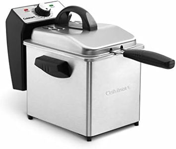 Cuisinart CDF-130 Compact Deep Fryer, 2 Quart, Stainless Steel