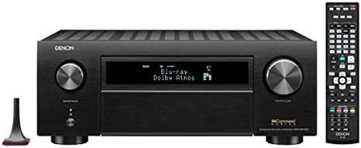 Denon AVR-X6700H 8K Ultra HD 11.2 Channel (140Watt X 11) AV Receiver - 3D Audio & Video with IMAX Enhanced, Built for Gaming, Music Streaming, Alexa + HEOS