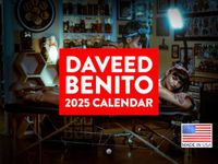 Beautiful Women Model Photos Daveed Benito Calendar 2025 Wall Calendar Monthly Wall Calender 12 Month | Made In The USA