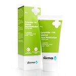 The Derma Co Ceramide + Ha Intense Moisturizer Cream With Hyaluronic Acid For Dry Skin Repairs Dry & Dull Skin | Locks In Moisture