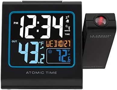 La Crosse Color Projection Alarm Clock with USB