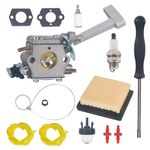 Mikatesi BP42 Carburetor Carb Tune Up Kit for Ryobi BP42 RY08420 RY08420A RY42BPEMC RY42WB Backpack Blower 308054093 308054079