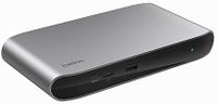 Belkin Connect Station d'accueil Thunderbolt 4 (USB-C 5-en-1, Power Delivery 96 W, pour Mac, Windows, Affichage Unique 8K ou Affichage Double 4K, câble Thunderbolt 4, Adaptateur Secteur Inclus)