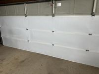 BlueTex Reflective Garage Door Insulation Kit to Cool Your Garage. 2 Car - 18ft(Wide) x 7ft(Tall) 4 Panels. Complete Kit Includes Adhesive Tape for Easy Installation. Tearproof/Puncture Resistant.