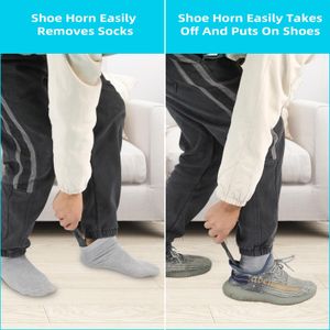 KkaFFe Sock Aid Tool for Elderly & Pregnant – Easy On/Off Stocking Slider