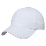 GADIEMKENSD Blank Baseball Cap Washed Cotton Hat for Women Men Unconstructed Soft Basic Hat Unisex Custom Items Plain Caps Dad Hats for Outdoor Sports Golf Running Hiking White