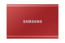 Samsung 1TB T7 External SSD, Red, MU-PC1T0R/WW, Read/Write Speed up to 1050MB/s, Password Security