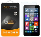 [2-Pack] Microsoft Lumia 640 XL Tempered Glass Screen Protector, Supershieldz Anti-Scratch, Anti-Fingerprint, Bubble Free, Lifetime Replacement Warranty