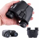 LUXUN 12x25 Compact Binoculars for Adults Kids,HD Small Binoculars for Adults, Waterproof High Powered Mini Binoculars for Bird Watching Hunting Travel Outdoor Sightseeing