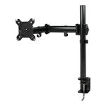 ARCTIC Z1 Basic - Desk Mount Single Monitor Arm, Monitor stand for up to 34"/38" Ultrawide, up to 15 kg (33 lbs) weight, 360° rotation, Easy Monitor adjustment - Black