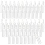 MANCHAP 50 Pack 4oz Plastic Spray Bottles with Caps, 120ml Clear Fine Mist Spray Bottles, Travel Size Plastic Atomiser Bottles Refillable Containers