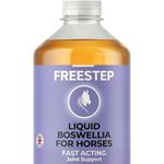 Freestep Liquid Boswellia for Horses | Joint Supplement | 95% Boswellia in Organic Apple Cider Vinegar | Liquid Hip & Joint Mobility Support | Myrrh & Frankincence Resin
