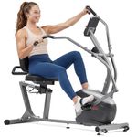 Sunny Health & Fitness Performance Interactive Recumbent Bike with Arm Exerciser with Exclusive SunnyFit® App Enhanced Bluetooth Connectivity – SF-RB420032