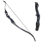 Futaba -Right Hand Archery Recurve Bow - 55 lbs - Black