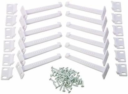 Dreambaby G181 Kindersicherung-Schrank Sicherheitsriegel Schubladensicherung Schranksicherung, 12 Stück (1er Pack)