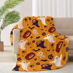 Multifunctional Blanket, ARAHANT Halloween Pumpkin Blanket, Flannel, Soft and Comfortable, Suitable for Sofa, Living Room, Bedroom, Good Gift Choice, 120" x 90" for Family