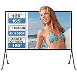 Projector Screen and Stand,120 Inch