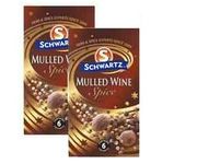 Schwartz Christmas Mulled Wine Spice (2 Boxes, Total 12 Sachets)