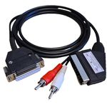 CoolNovelties Commodore Amiga (All Models) RGB Scart Cable with Stereo Audio