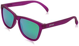 goodr RUNNING SUNGLASSES - (Purple w/Purple&Teal Lens), Medium