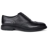 Hush Puppies Mens Ren Oxford Black Uniform Dress Shoe - 9 UK (8246995)