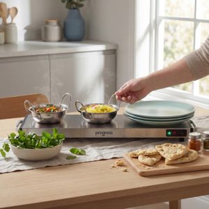 Progress Cordless Hot Plate – Portable Electric Cooking Burner