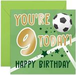 Football Birthday Card for Boy Girl