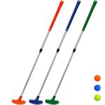 Liliful 3 Pack Golf Putter for Men and Women Adjustable Length Golf Putters with 3 Golf Balls Two Way Mini Golf Putter Set for Right or Left Handed Children Teenagers Junior Practice