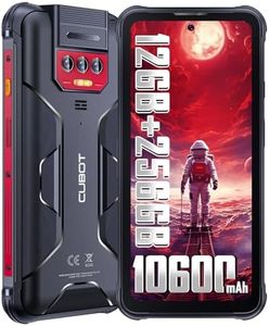 CUBOT Kingkong 8 Telefono Indistruttibile Android 13-10600mAh, 12GB+256GB Rugged Smartphone, 6.52" HD+ Cellulare Antiurto, Torcia LED 5000LM, 48MP Cellulare Robusto, IP68/69K/4G Dual SIM/NFC/OTG/GPS