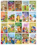 Story Books for Kids - Fairy Tales (Illustrated) (Set of 20 Books) - Rapunzel, Puss in Boots, Little Red Cap, Blacky and Goldy… Beauty and the Beast - Bedtime Children Story Book - Read Aloud to Infants, Toddlers