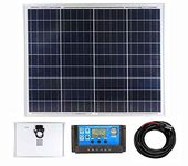 50w Poly-Crystalline Solar Panel Battery Charging Kit with Charger K1. For Caravans, Motorhomes, Boats & Any Flat Surface