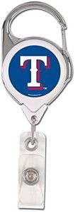 Wincraft MLB Texas Rangers Retractable 2S Prem Badge Holders, Black