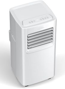 Portable Air Conditioners,8000 BTU 4-in-1 AC Unit with Fan & Dehumidifier,Powerful Cools up to 350 sq.ft.with Side Handles& Casters,LED Display,48dB Quiet,Remote Control,Dehumidify,24H Timer