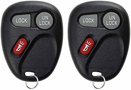 KeylessOption Key Fob Replacement for 1998 1999 2000 2001 2002 Chevrolet Chevy Silverado Suburban Tahoe GMC Yukon Sierra Oldsmobile Keyless Entry Remote Control, 3-Button 15732803-2 Pack