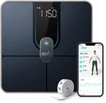 eufy Scales for Body Weight, Digital Bathroom Scales with Wi-Fi Bluetooth, 16 Measurements, Weight, Heart Rate, Body Fat, BMI, Muscle & Bone Mass, 3D Virtual Model, High Accuracy, Smart Scale P2 Pro