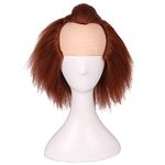 Kids Size Brown Prestyled Bald Cospaly Wig for Halloween