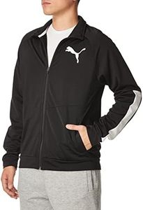 PUMA Mens 2.0 Contrast Jacket, Black/White, XX-Large US