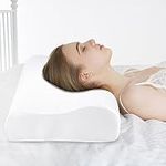 Cervical Pillow for Neck Pain Relief, Neck Pillow for Sleeping Neck and Shoulder Pain, Orthopedic Sleeping Pillow for Adults Kids, Ergonomic Contour Memory Foam Pillow