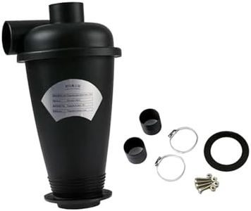 Fenteer Cyclone Dust Collector Vacuum Dust Separator Detachable DIY Vacuum Cleaner Spare Parts, Black
