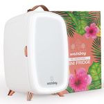 watrboy 6 Liter Professional Skincare Fridge, Cosmetic Mini Fridge for Skin Care/Makeup, Compact Beauty Fridge (White)