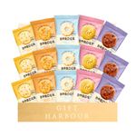 Border Biscuits Gift Set Biscuit Hamper - 30 Biscuits - Gifts for Men - Biscuit Gift Set - Viennese Whirl, Butterscotch Crunch, Golden Oat Crumbles, Chocolate Cookie, Shortbread