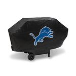 Rico Industries NFL Vinyl Padded Deluxe Grill Cover, Detroit Lions,Team Color,68 x 21 x 35-inches