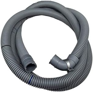 Washing Machine Drain Hose Compatible with LG 5214FR3188G, 653836, 5214EN3042C, AEM73273001, 1344910, 5214FR3188M, 5214FR3188P, 5214FR3188R, 5214FR3188V, 5214FR3188X, AH3527285, EA3527285, PS3527285