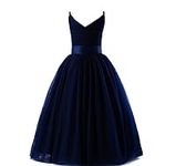 Glamulice Navy Blue Flower Girl Lac