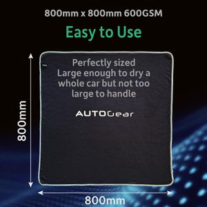 AutoGear XL Car Drying Towel – Ultra Absorbent Microfiber